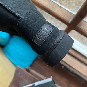 UGG boots maybe worn once. Black and pristine condition